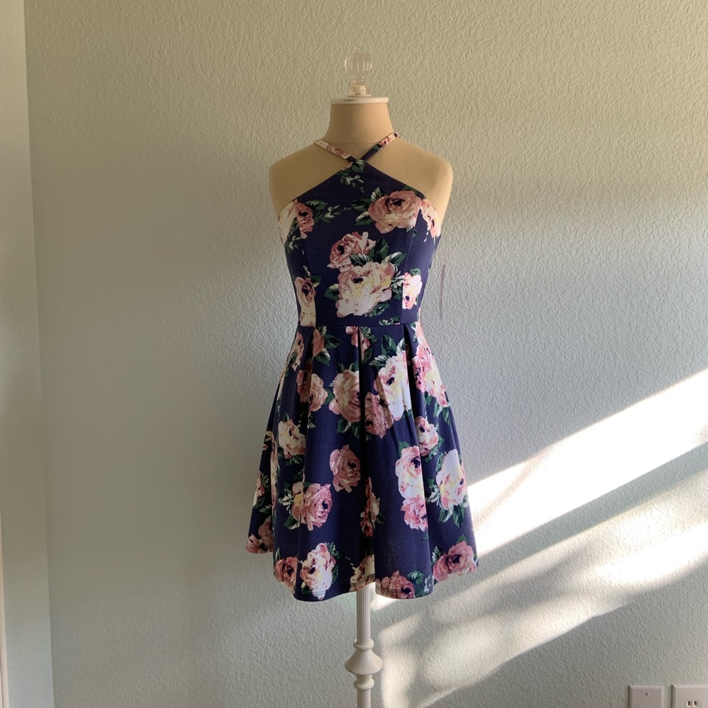 XS Speechless Knit Halter Dress (NWT)